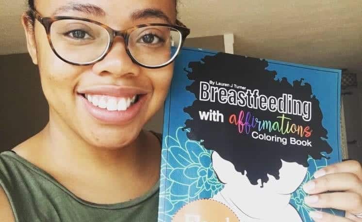  'Breastfeeding With Affirmations' colouring book advocates through art.