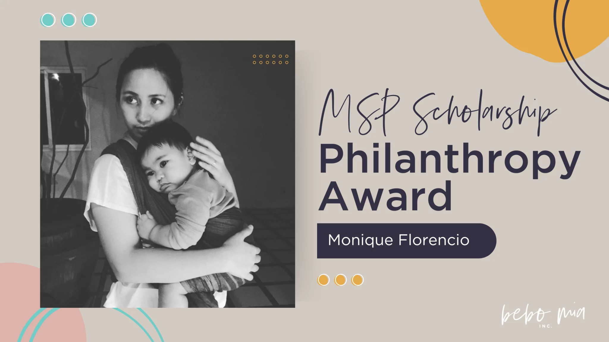 Monique Florencio - "Philanthropy" Award Doula Training Scholarship Winner March 2022