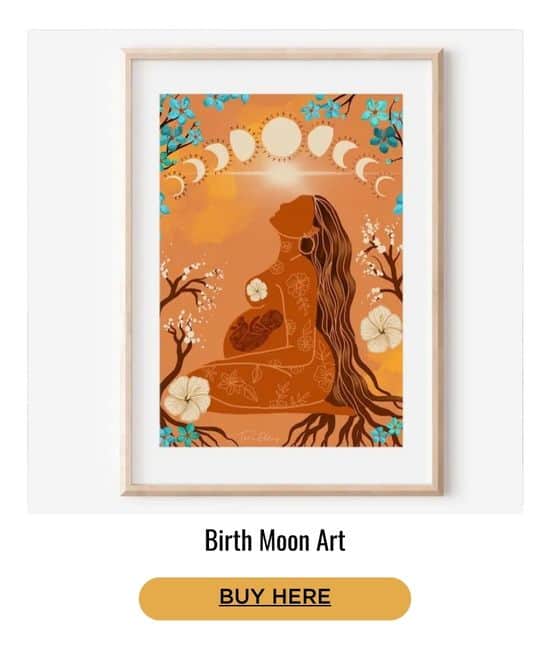 birth moon art