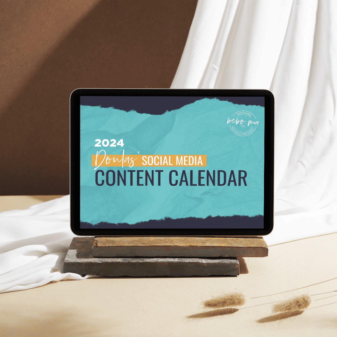 Doula's social media content calendar 2024 (1)