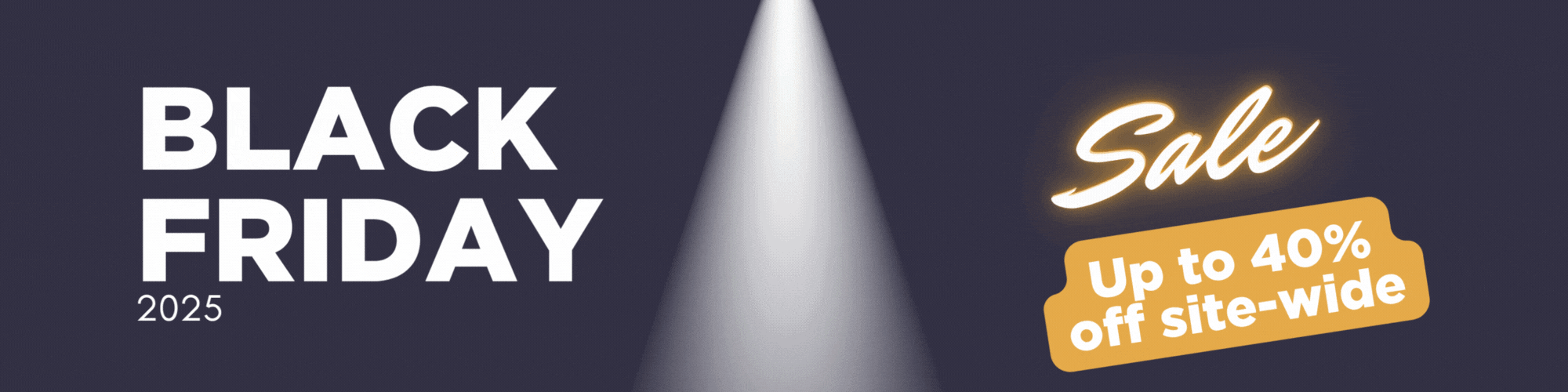 Black Friday 40% OFF