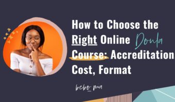 How to Choose the Right Online Doula Course